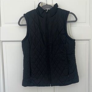 Izod Black Quilted Vest